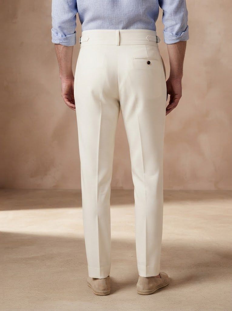 Amalfi Ecru Gurkha Trouser — view 2