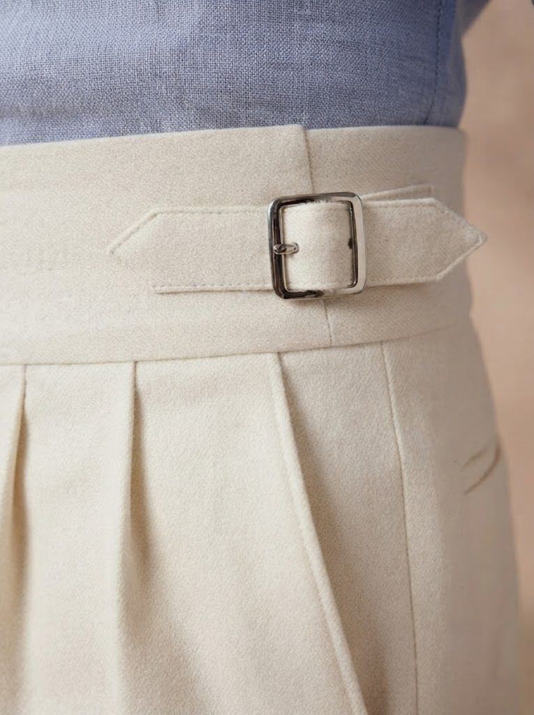 Amalfi Ecru Gurkha Trouser — view 3