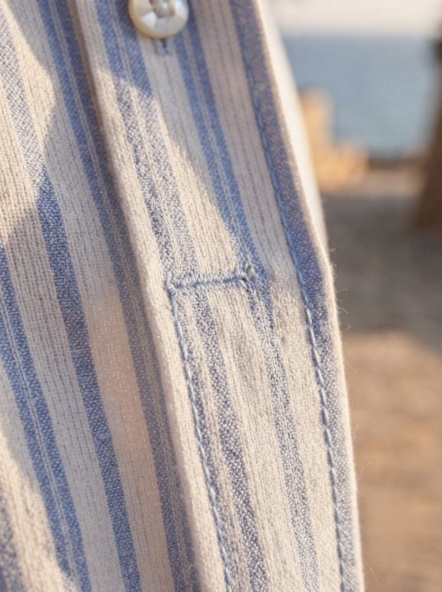Beaumont Blue Stripe Shirt — view 3