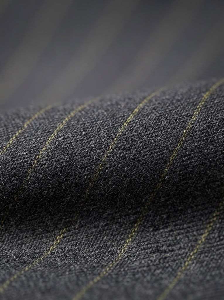 Deep Charcoal Pinstripe Chino — view 5
