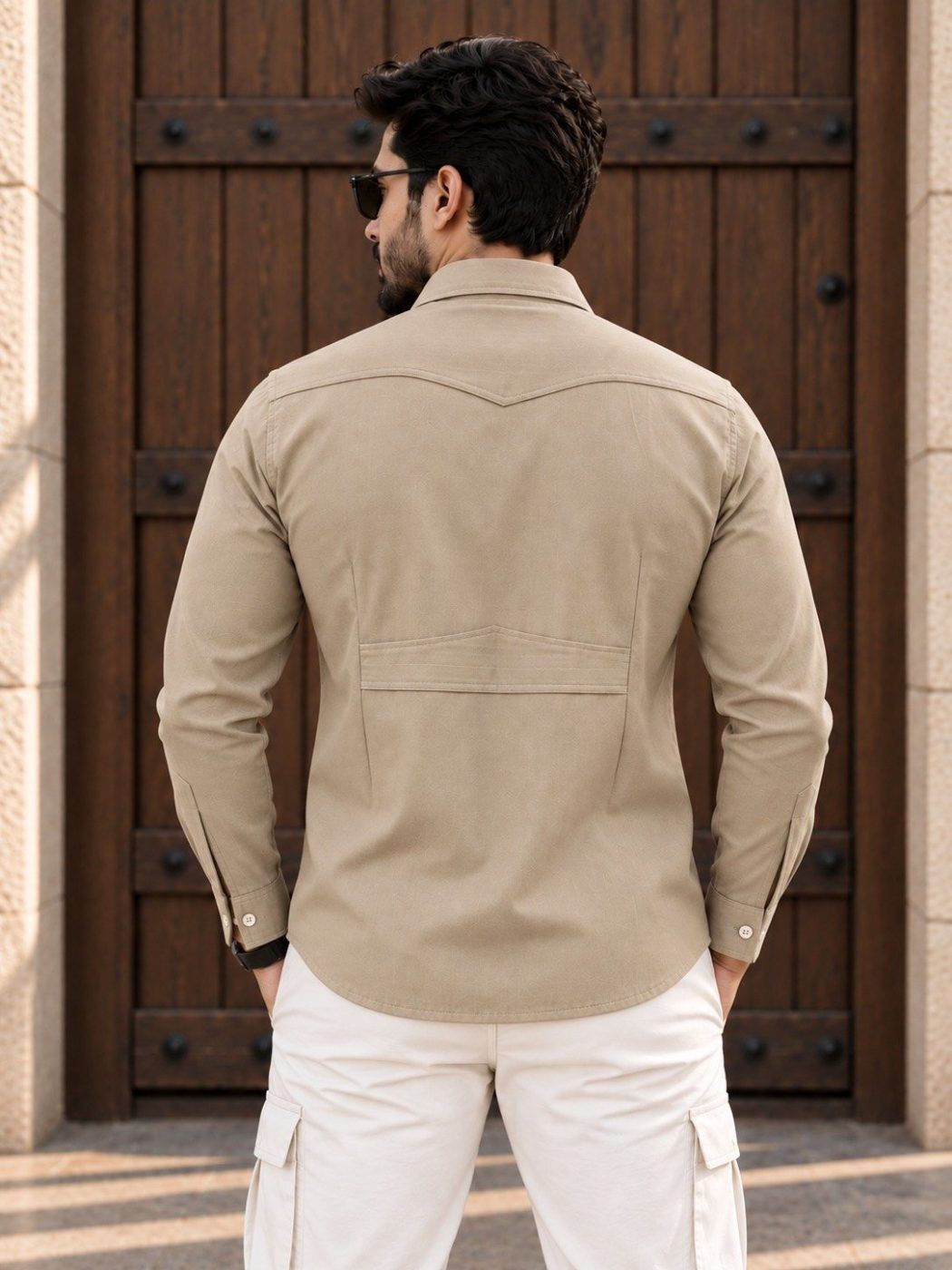 Desert Taupe Hunter Shirt — view 4