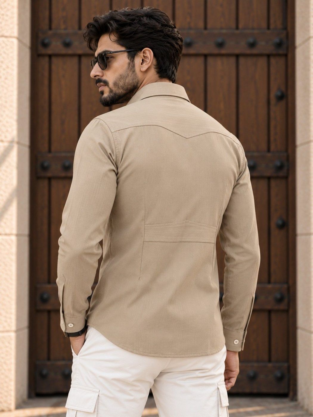 Desert Taupe Hunter Shirt — view 5
