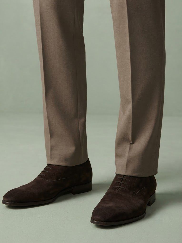Earthy Taupe Tailored Trouser — view 4