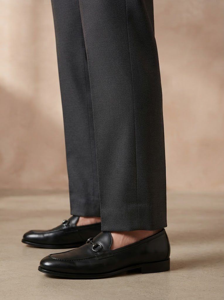 Elegant Charcoal Gurkha Trouser — view 4