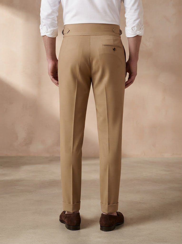 Elegant Khaki Gurkha Trouser — view 2