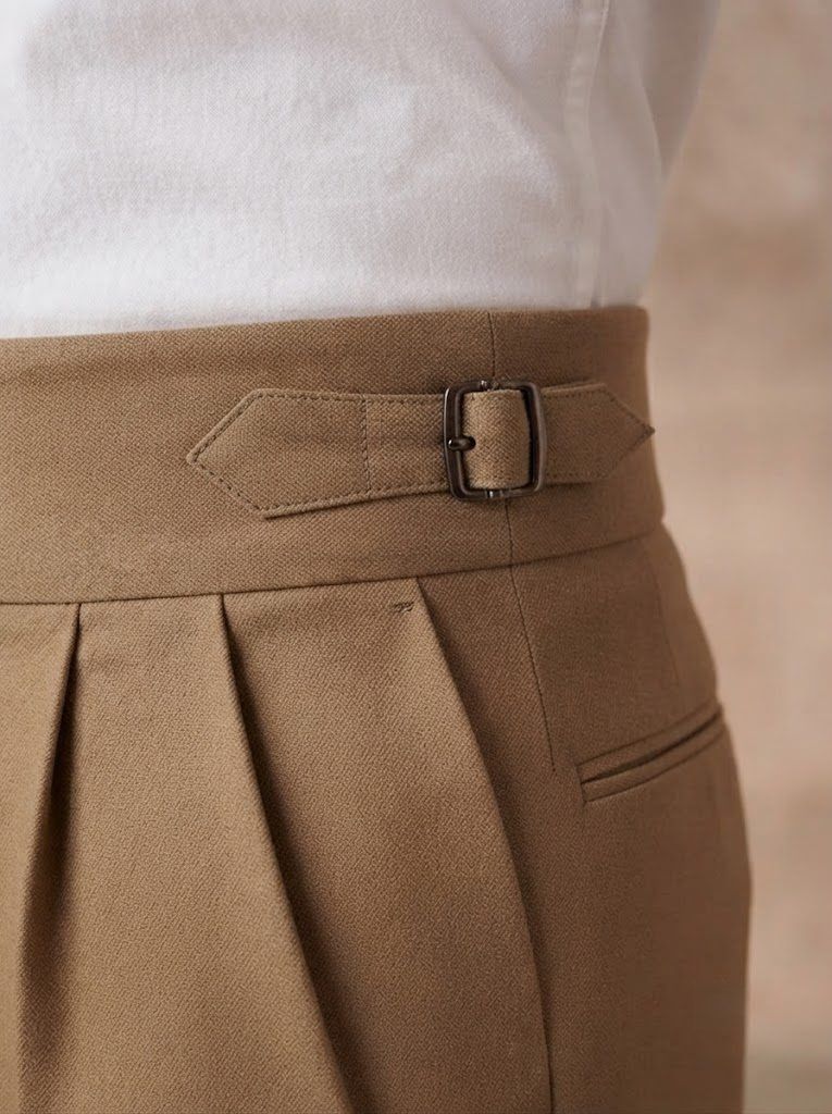 Elegant Khaki Gurkha Trouser — view 3