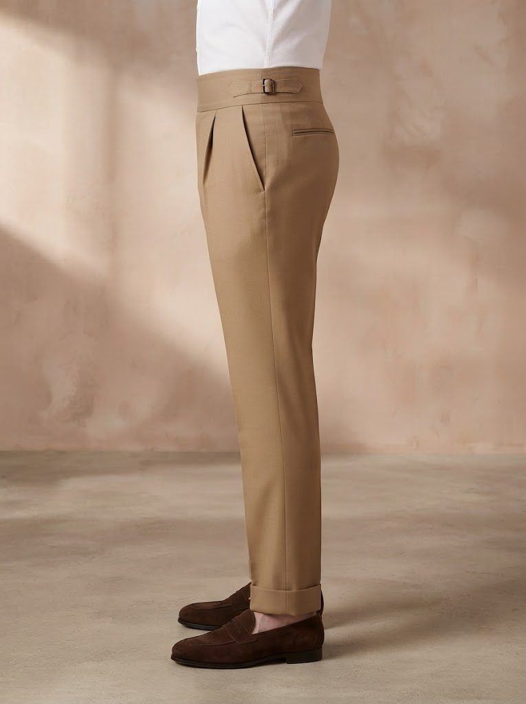 Elegant Khaki Gurkha Trouser — view 5