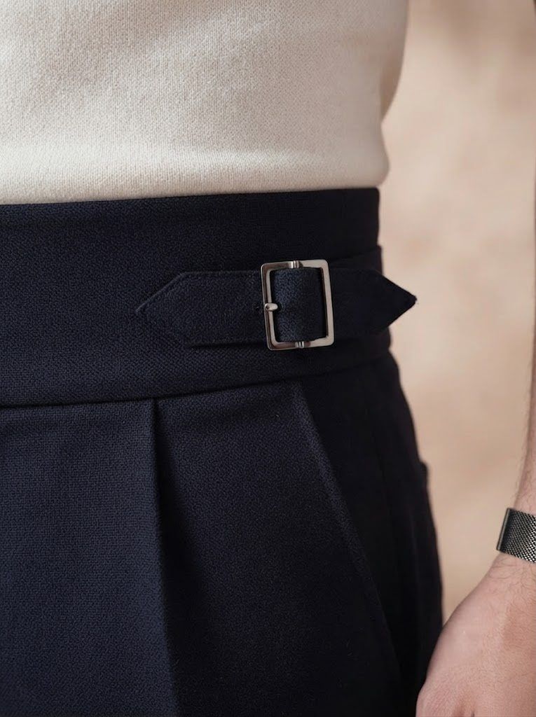 Midnight Navy Gurkha Trouser — view 3