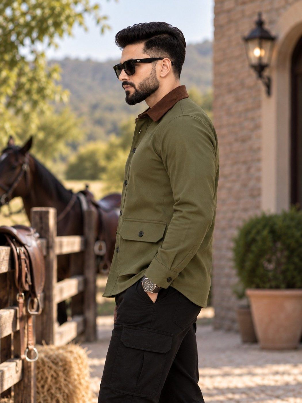 Olive Ranger Hunter Shirt — view 3