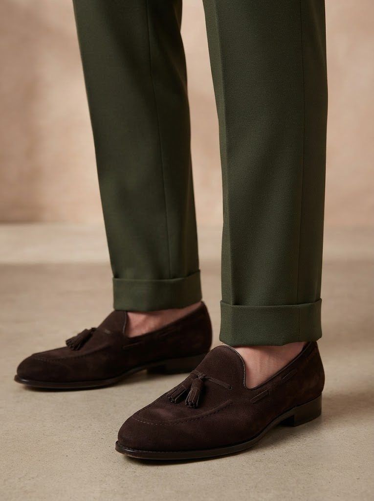 Sartorial Olive Gurkha Trouser — view 4
