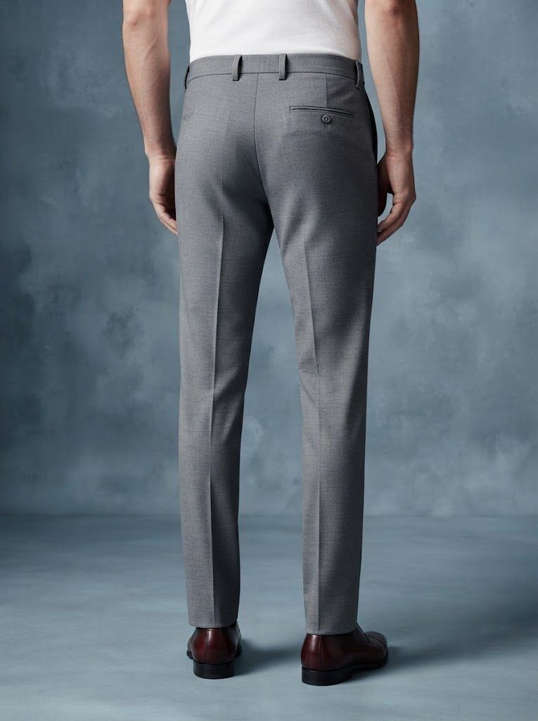 Urban Mid Grey Tailored Trouser — view 2