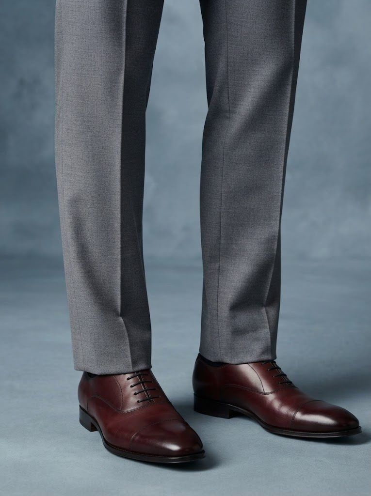Urban Mid Grey Tailored Trouser — view 3