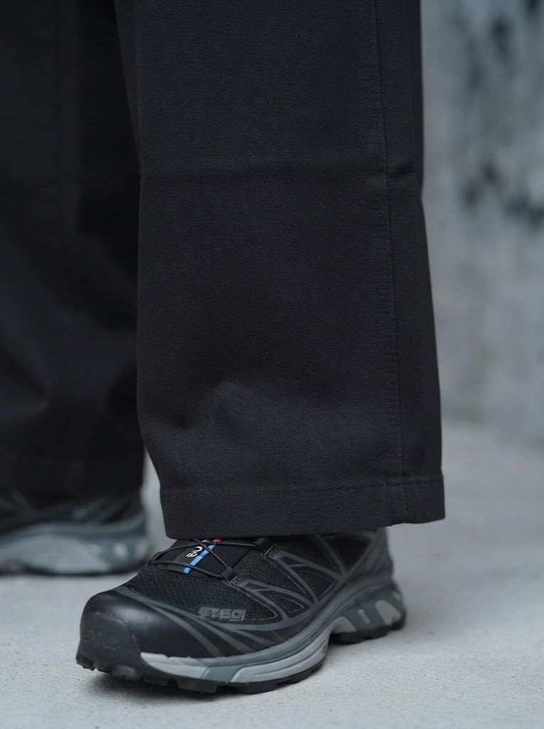 Wide-Leg Chino, Pitch Black — view 3