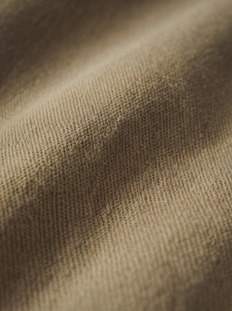 Wide-Leg Chino, Washed Khaki — view 5