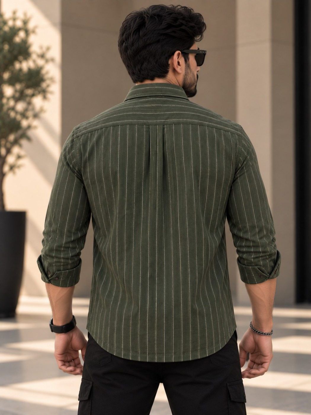 Woodland Pinstripe Hunter Shirt — view 3
